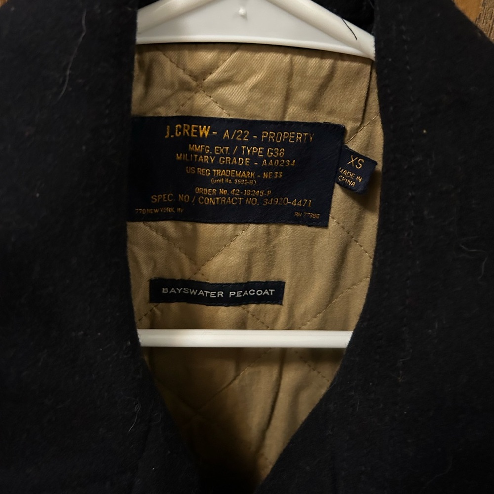 J Crew wool pea coat (x-small) - Picture 2 of 7